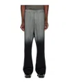 We11 Done Gradient Logo Sweatpants In Black