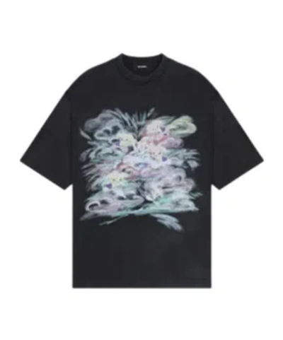 We11 Done Graphic-print Cotton T-shirt In Black