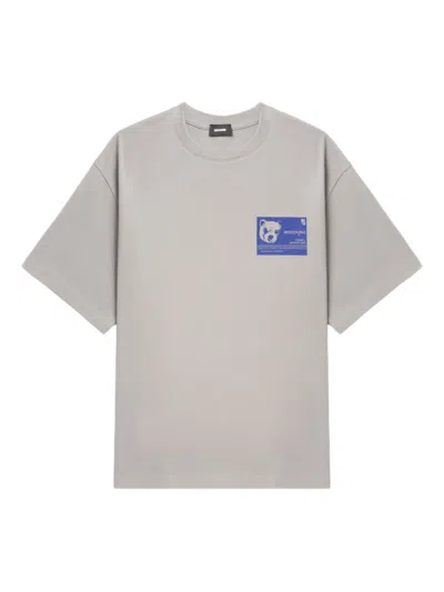 We11 Done Graphic-print Cotton T-shirt In Gray