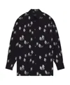 We11 Done Graphic-print Long-sleeve Shirt In Black