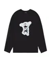 We11 Done Graphic-print Long-sleeve T-shirt In Black