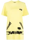 We11 Done Graphic-print Short-sleeve T-shirt In Yellow