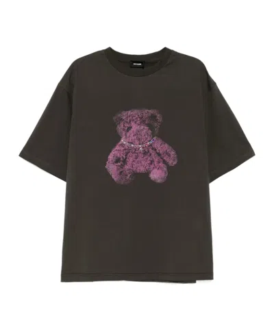 We11 Done Graphic Print T-shirt In Green