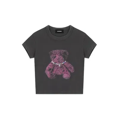We11 Done Short-sleeved T-shirt In Black