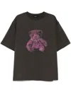 We11 Done Graphic Print T-shirt In Grey