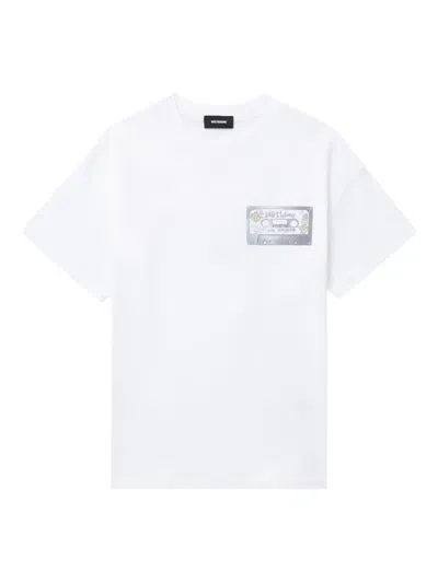 We11 Done Graphic-print T-shirt In White