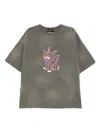 We11 Done Graphic-printed T-shirt In Gray