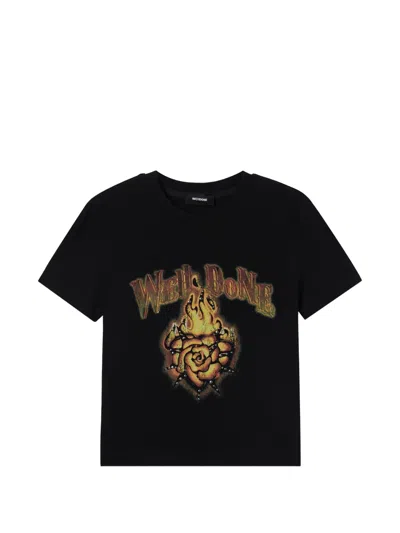 We11 Done Graphic T-shirt In Black