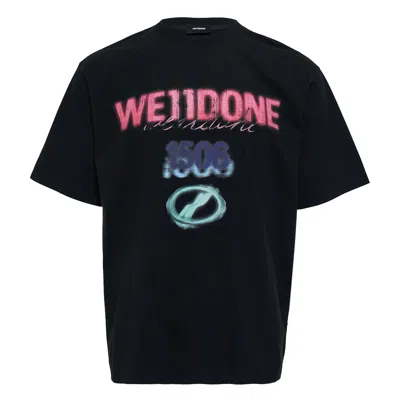 We11 Done Graphic T-shirt In Black