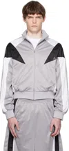 We11 Done Gray Se11done Track Jacket In Silver