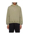 We11 Done Heart Hooded Sweater In Nude
