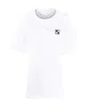 We11 Done High-neck T-shirt In White