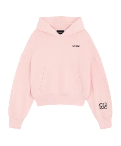 We11 Done Hooded Sweater In Nude