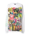 We11 Done Horror Collage T-shirt In Multicolor