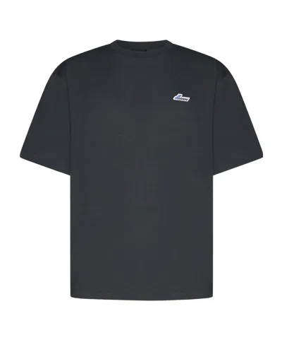 We11 Done Item O-neck Short-sleeved T-shirt In Black