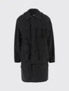 We11 Done Padded Utility Jacket With Hood In Black