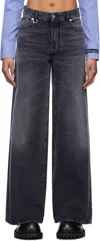 We11 Done Jeans With Belt Loops In Black