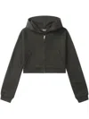 We11 Done Jersey Hoodie In Gray