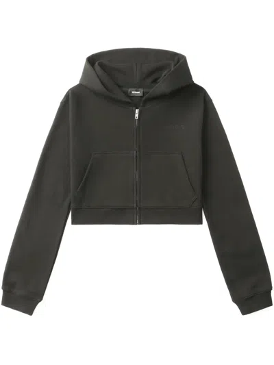 We11 Done Jersey Hoodie In Grey