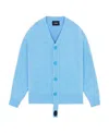 We11 Done Knitted Cardigan In Blue