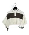 We11 Done Lace-up Polo Shirt In Multi