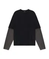 We11 Done Laminated T-shirt In Black