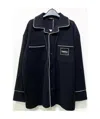 We11 Done Lapel Casual Jacket In Black