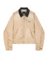 We11 Done Lapel Long Sleeve Casual Jacket In Nude