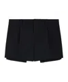 We11 Done Black Layered Shorts In Black