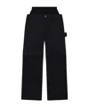 We11 Done Layered Structure Casual Pants In Black