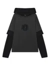 We11 Done Layered Top In Gray