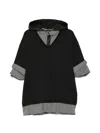 We11 Done Layered-design T-shirt In Black