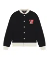 We11 Done Letter Jacquard Sweater In Black
