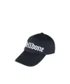 We11 Done Logo Baseball Hat In Black