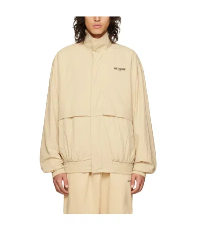 We11 Done Logo Casual Jacket In Nude