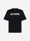 We11 Done Black Large Basic T-shirt In Black