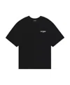 We11 Done Logo-patch Cotton T-shirt In Black