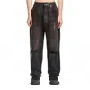 We11 Done Logo Denim Trousers In Black