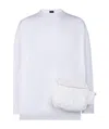 We11 Done White Oversized Cargo Pocket T-shirt In White