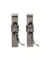 We11 Done Logo Earrings In Gray