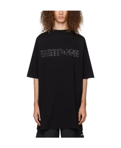 We11 Done Logo-embellished T-shirt In Black