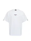 We11 Done Logo-embossed T-shirt In White