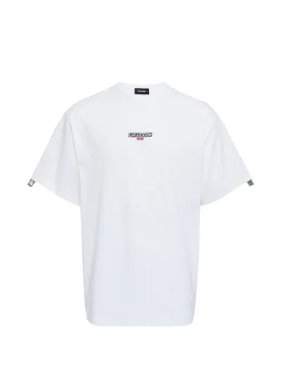 We11 Done Logo-embossed T-shirt In White