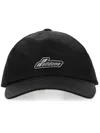 We11 Done Logo-embroidered Baseball Cap In Black