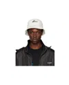 We11 Done Logo-embroidered Bucket Hat In Black
