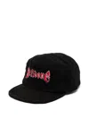 We11 Done Logo-embroidered Cap In Black