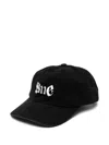 We11 Done Logo-embroidered Cap In Black