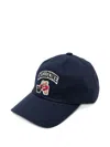 We11 Done Logo-embroidered Cap In Blue