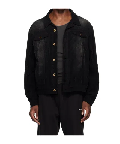 We11 Done Logo Embroidered Casual Jacket In Black