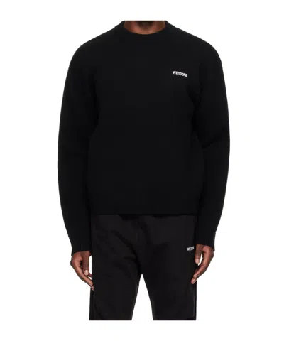 We11 Done Logo Embroidered Sweater In Black